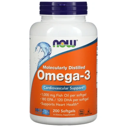 NOW Foods Omega-3 180 EPA /120 DHA 200 Softgels