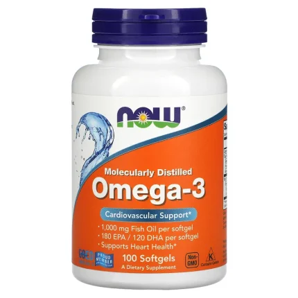 NOW Foods Omega-3 180 EPA /120 DHA 100 Softgels