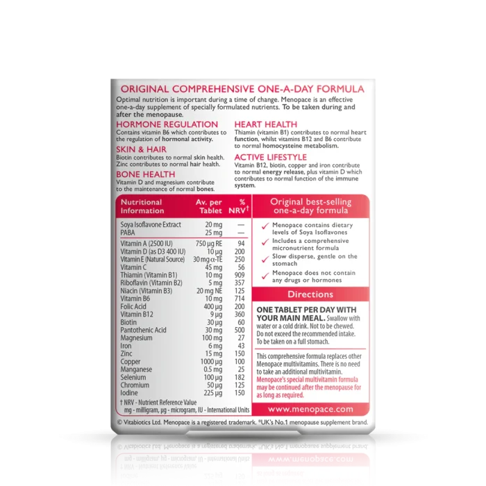 Vitabiotics Menopace Original 30tab - Image 2