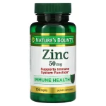 Nature's Bounty Zinc 50 mg 100 Caplets
