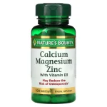Nature's Bounty Calcium Magnesium Zinc with Vitamin D3, 100 Caplets