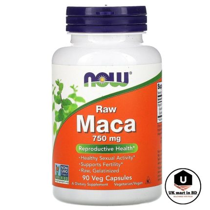 Now Foods Maca Raw 750 mg, 90 Veg Capsules