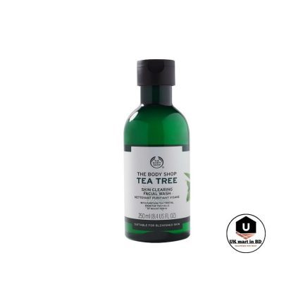 The body shop tree tea skin clearing face wash 250ml