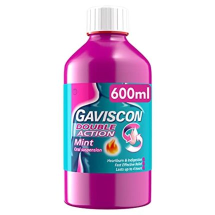 Gaviscon Double Action Heartburn Liquid Mint 600Ml UK