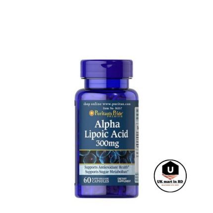 Puritan's pride Alpha Lipoic acid 300mg 60 capsules