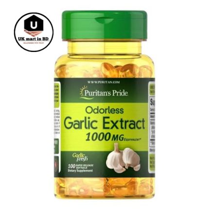 Puritan's pride Odorless Garlic 1000mg 100capsules