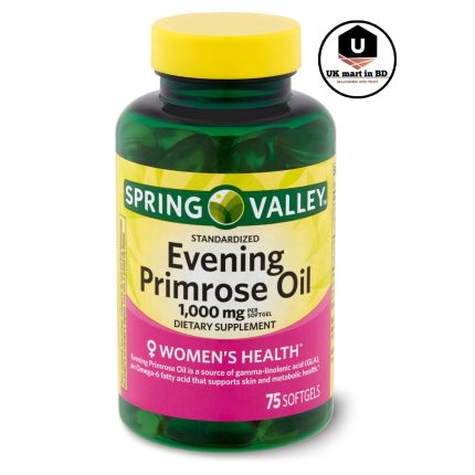 Spring Valley Women's Health Evening Primrose Oil Softgels 1000mg 75 Count