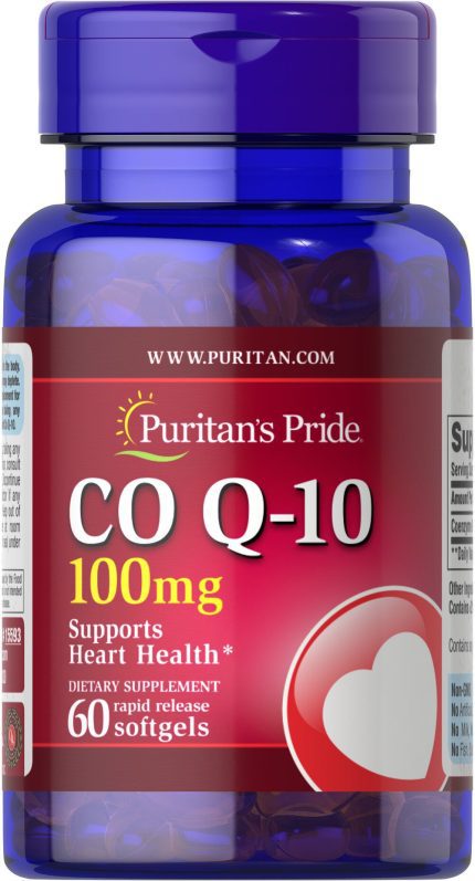 Puritan's pride Co Q10 100mg 60 capsule new packaging