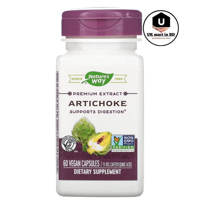 Nature's Way Artichoke 60 Vegan Capsules - Image 1