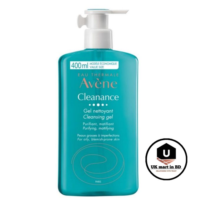 Avene cleanance gel 400ml Face & Body GEL OILY BLEMISH-PRONE SKIN 400ML - Image 1