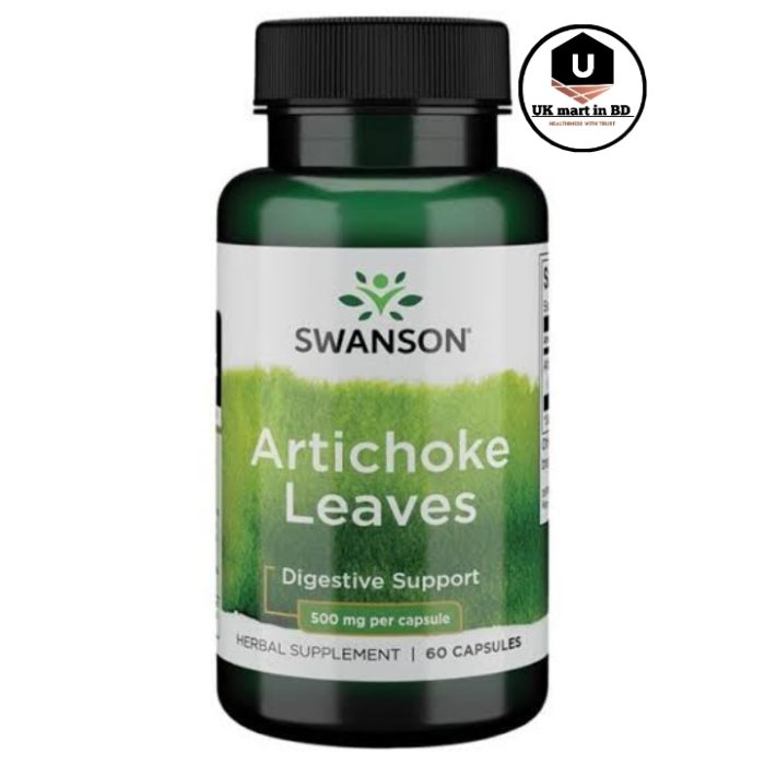 Swanson Artichoke Leaves 60 capsules - Image 1