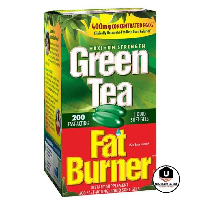 Applied Nutrition Green Tea Fat Burner with EGCG 400 mg ( 200 Soft gels ) - Image 1
