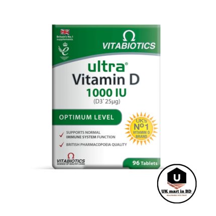 Vitabiotics Ultra Vitamin D 1000IU 96 tablets
