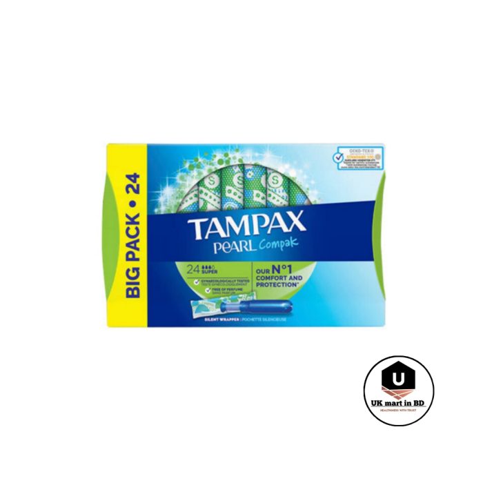 Tampax Compak Super Applicator Tampons 24pcs - Image 1