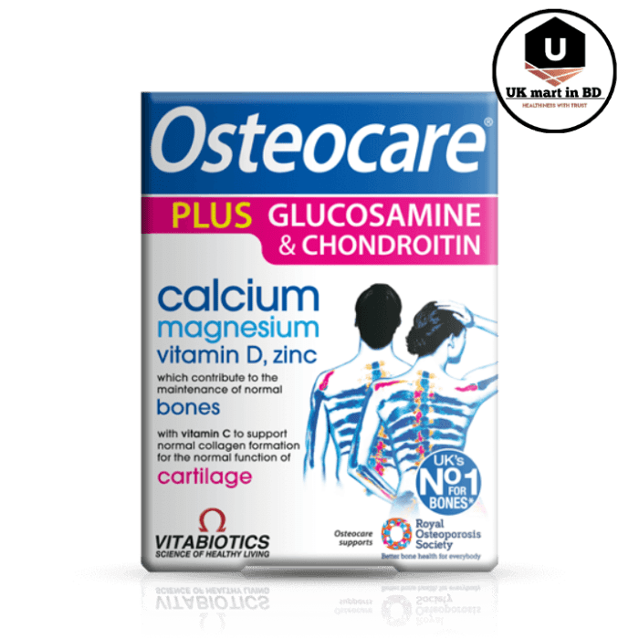 Vitabiotics Osteocare Glucosamine and Chondroitin 60tablet - Image 1