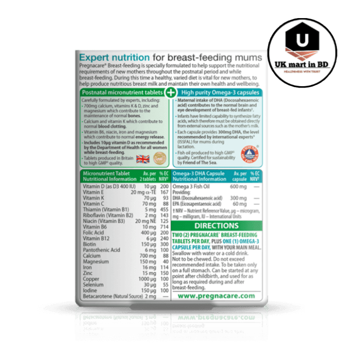 Vitabiotics Pregnacare Breast-feeding - Image 2
