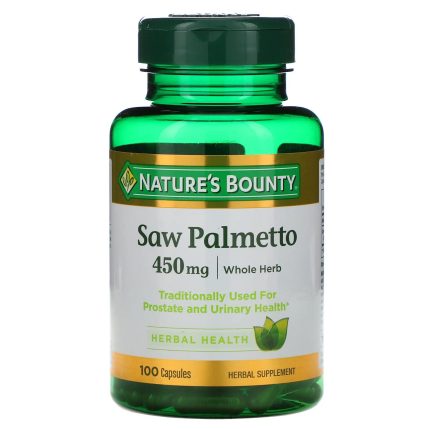 Nature's Bounty Saw Palmetto 450 mg 100 Capsules