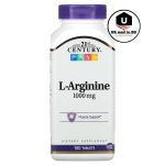 21st Century L-Arginine 1,000 mg 100 Tablets