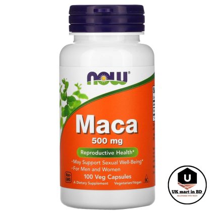 Now Foods Maca 500 mg 100 Veg Capsules